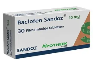Baclofen Sandoz 10mg 30 tabletten