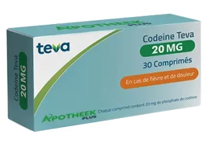 Codeine 20mg 30 Comprimés