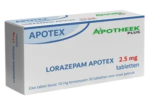 Lorazepam 2.5mg 30 Tabletten